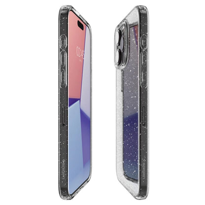 Spigen Liquid Crystal iPhone 15 Pro Max Case - Clear Glitter_8