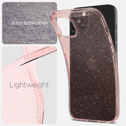 Spigen Liquid Crystal Glitter iPhone 15 Plus Case - Pink/Clear_1