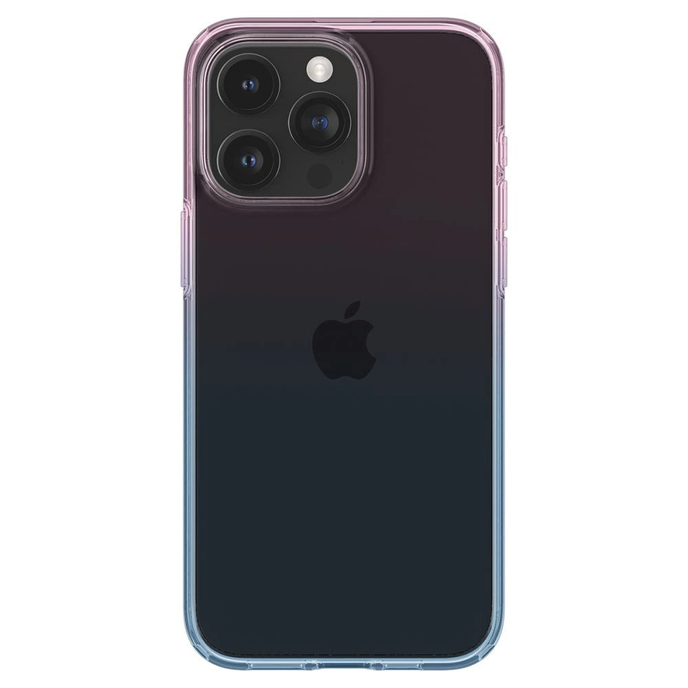 Spigen Liquid Crystal iPhone 15 Pro Case - Pink/Blue_2