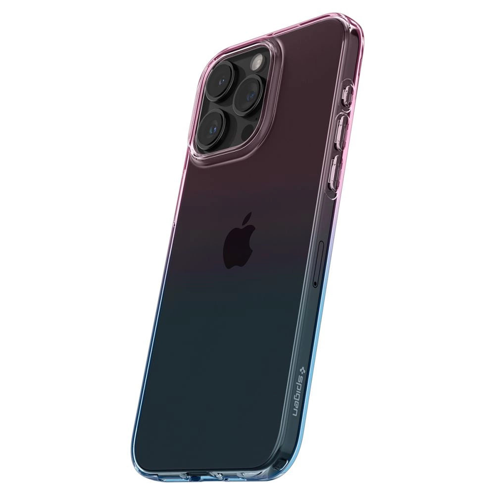 Spigen Liquid Crystal iPhone 15 Pro Case - Pink/Blue_8