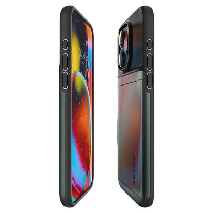 Spigen Slim Armor CS iPhone 15 Pro Case - Dark Green_2
