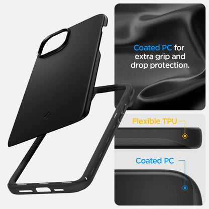 Spigen Thin Fit iPhone 15 Case - Black_10