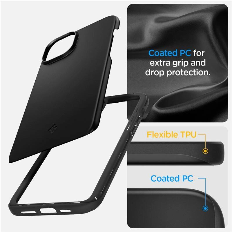 Spigen Thin Fit iPhone 15 Plus Case - Black_15
