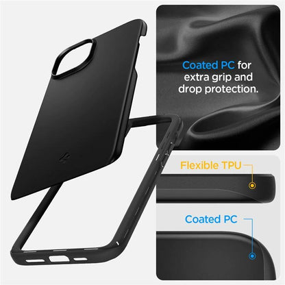 Spigen Thin Fit iPhone 15 Plus Case - Black_15