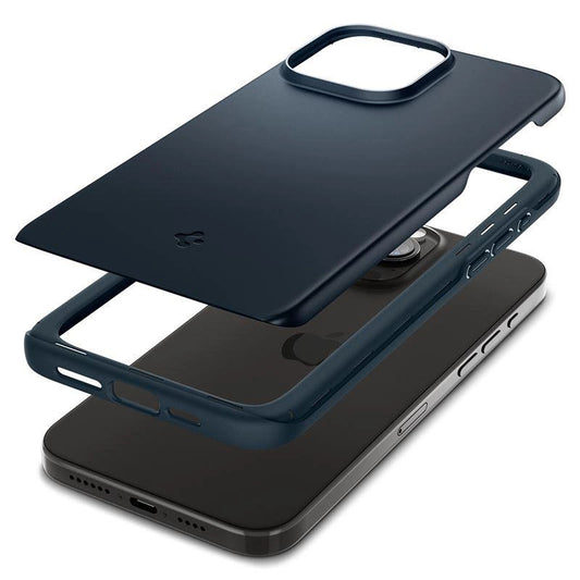 Spigen Thin Fit iPhone 15 Pro Max Case - Black Metal_0