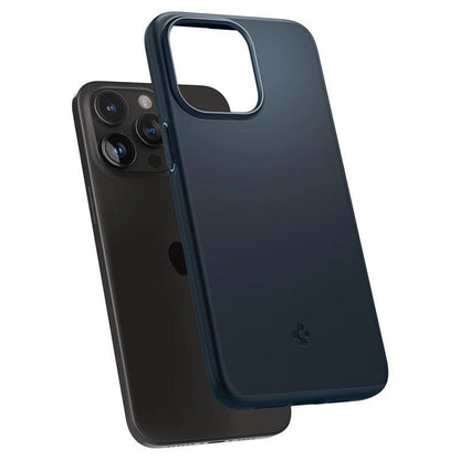 Spigen Thin Fit iPhone 15 Pro Max Case - Black Metal_15