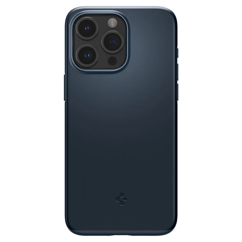 Spigen Thin Fit iPhone 15 Pro Max Case - Black Metal_7