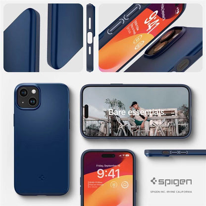 Spigen Thin Fit iPhone 15 Plus Case - Blue_12