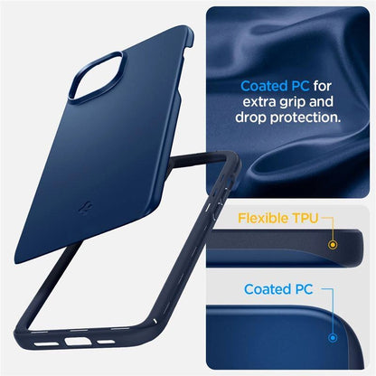 Spigen Thin Fit iPhone 15 Plus Case - Blue_3