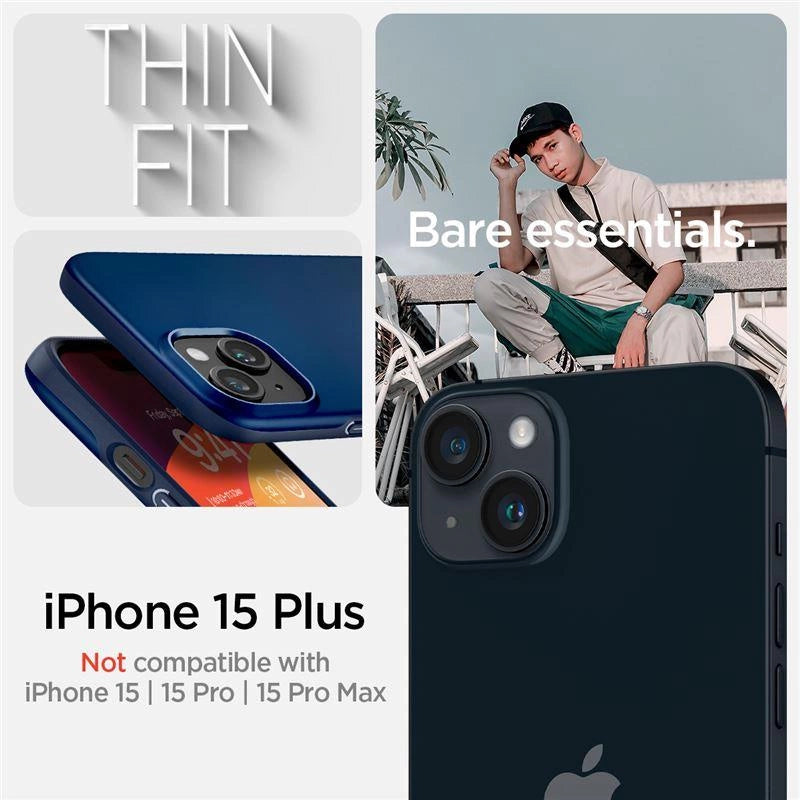 Spigen Thin Fit iPhone 15 Plus Case - Blue_1