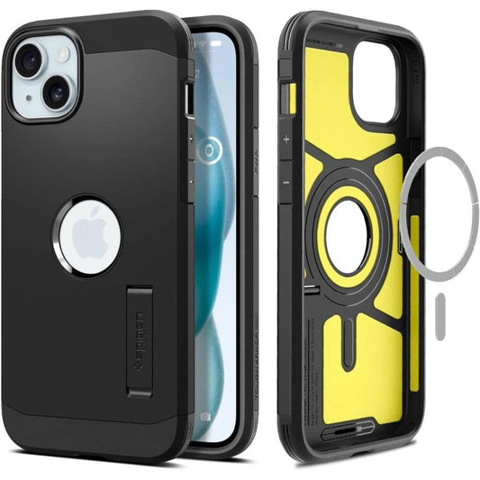 Spigen Tough Armor MagSafe case for iPhone 15 - black_0