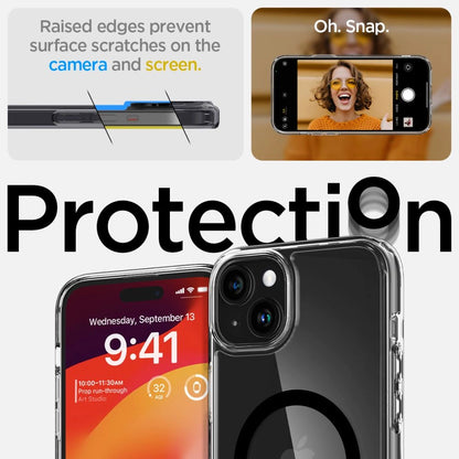 Spigen Ultra Hybrid Mag Case with MagSafe for iPhone 15 Plus - Black_9