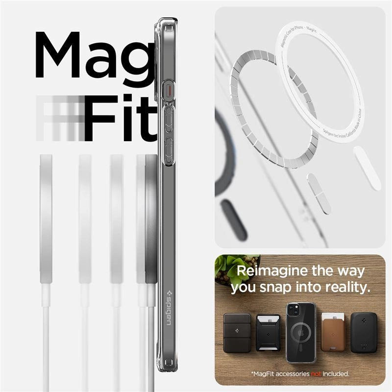 Spigen Ultra Hybrid MagSafe case for iPhone 15 Plus - carbon_4