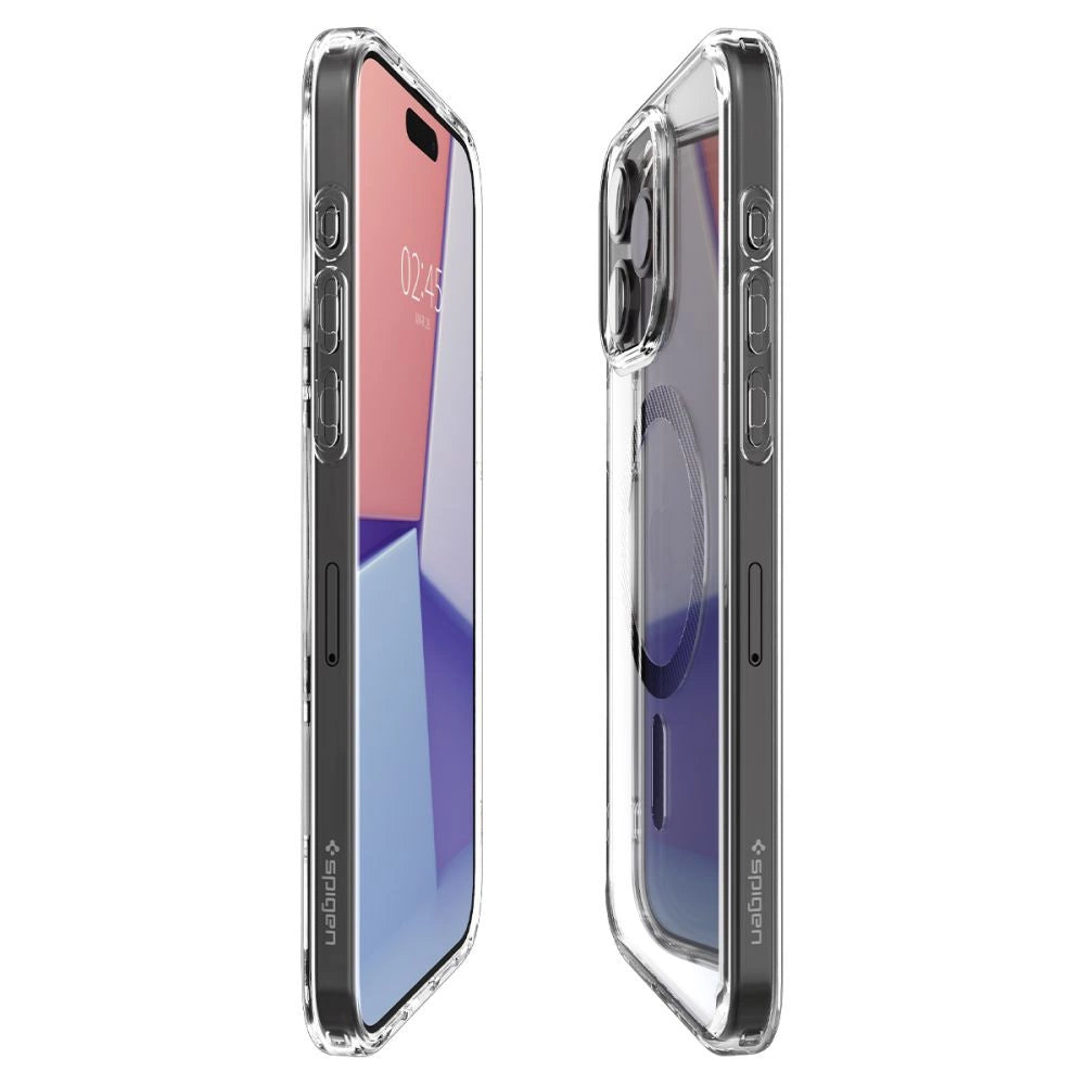 Spigen Ultra Hybrid Mag Case with MagSafe for iPhone 15 Pro Max - Gray_8