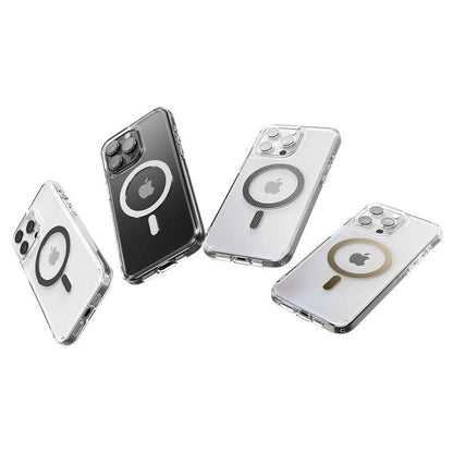 Spigen Ultra Hybrid Mag Case with MagSafe for iPhone 15 Pro - Clear Black_11