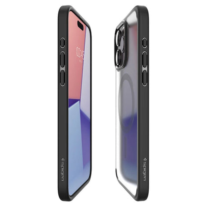 Spigen Ultra Hybrid Mag Case with MagSafe for iPhone 15 Pro - Clear Black_3