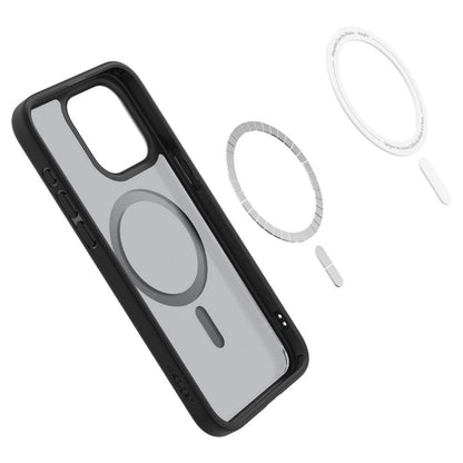 Spigen Ultra Hybrid Mag Case with MagSafe for iPhone 15 Pro Max - Clear Black_2
