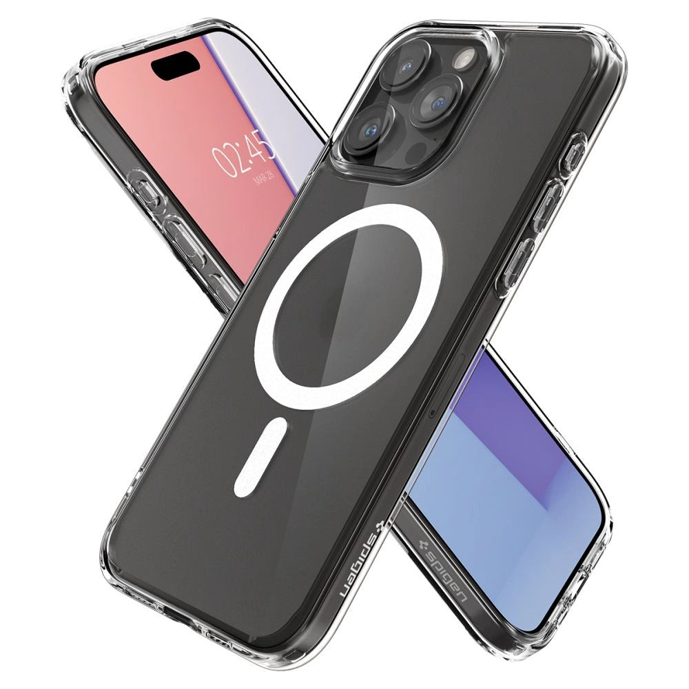 Spigen Ultra Hybrid Mag Case with MagSafe for iPhone 15 Pro - Clear Matte_6