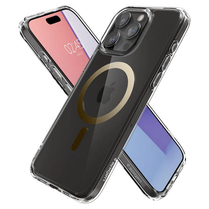Spigen Ultra Hybrid Mag Case with MagSafe for iPhone 15 Pro Max - Gold_7