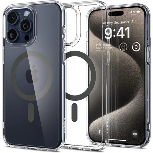 Spigen Ultra Hybrid Mag case with MagSafe for iPhone 15 Pro Max - graphite_0