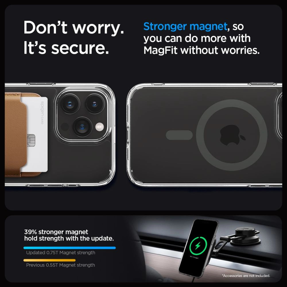 Spigen Ultra Hybrid Mag case with MagSafe for iPhone 15 Pro Max - graphite_13