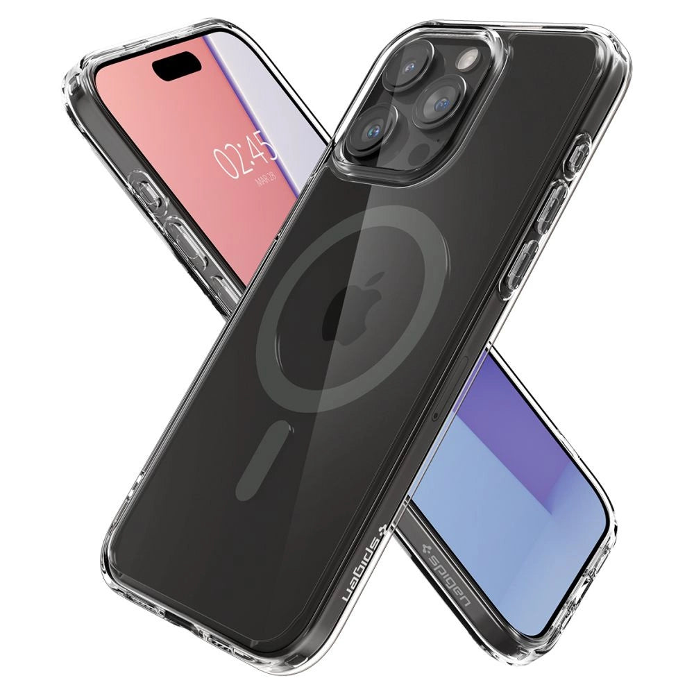 Spigen Ultra Hybrid Mag case with MagSafe for iPhone 15 Pro Max - graphite_7
