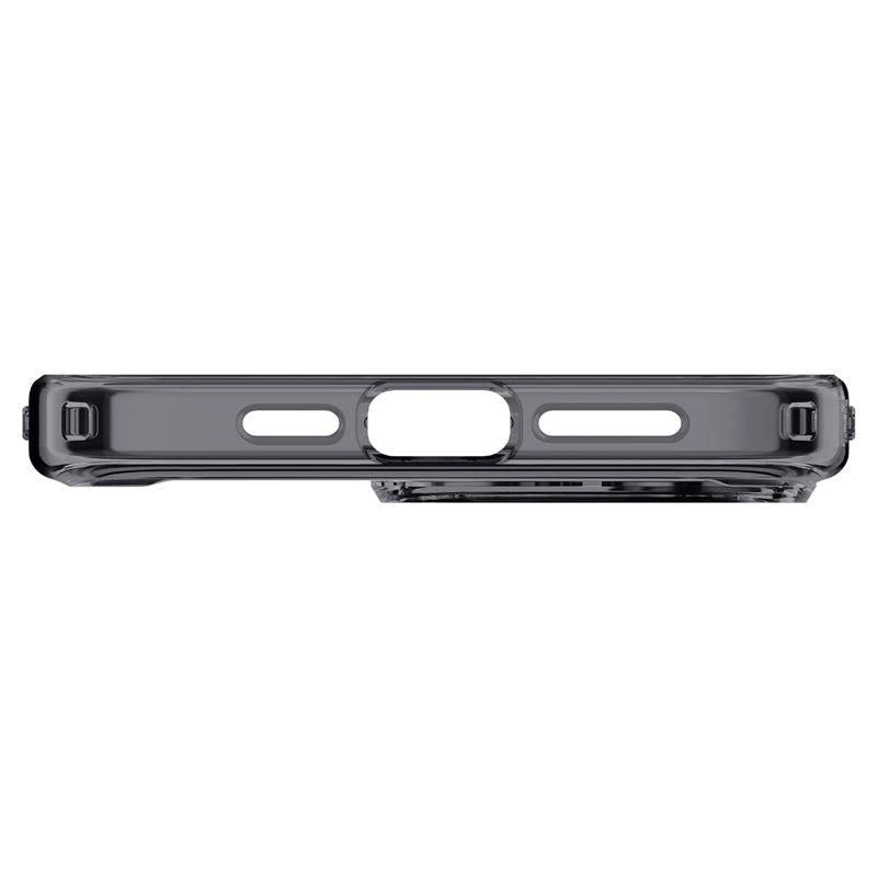 Spigen Ultra Hybrid Mag Case with MagSafe for iPhone 15 Pro - Dark Gray (Zero One Pattern)_11