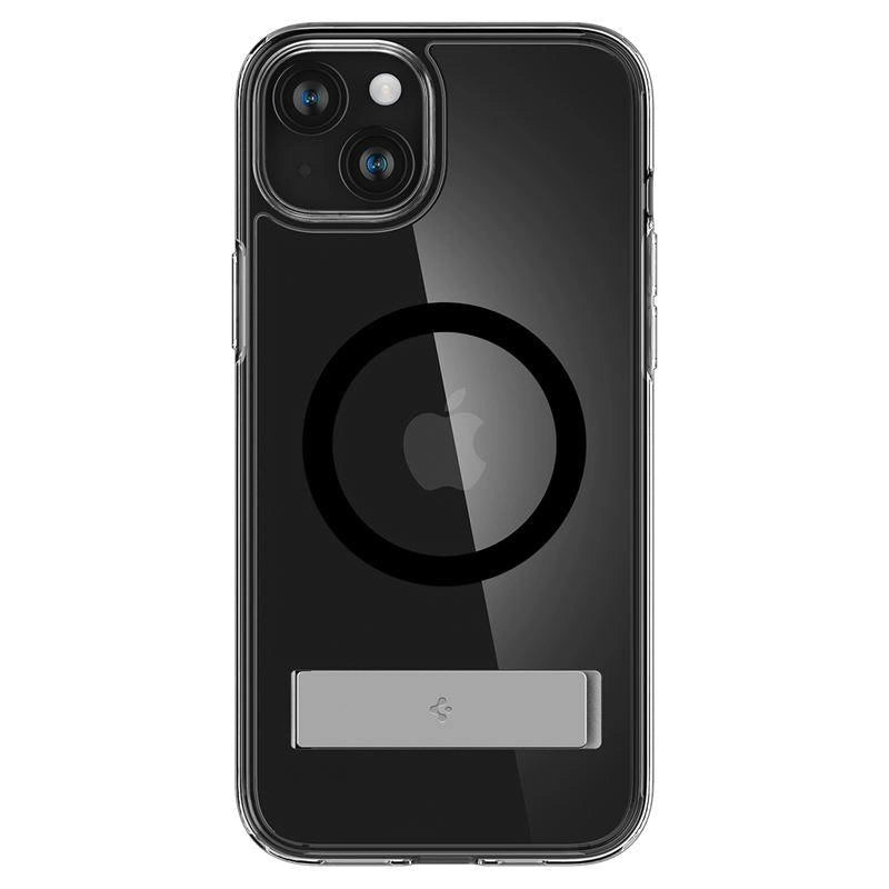 Spigen Ultra Hybrid S MagSafe Case with Stand for iPhone 15 Plus - Black_7
