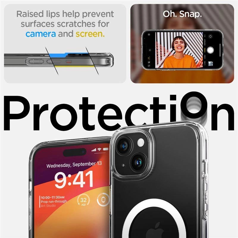 Spigen Ultra Hybrid S MagSafe, crystal clear - iPhone 15_5