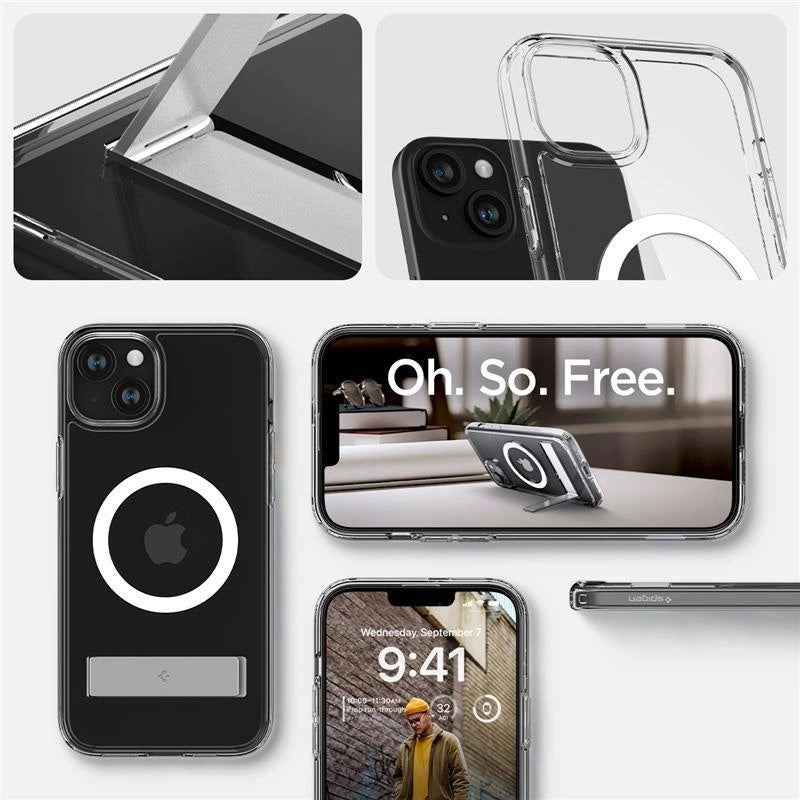 Spigen Ultra Hybrid S MagSafe, crystal clear - iPhone 15_7