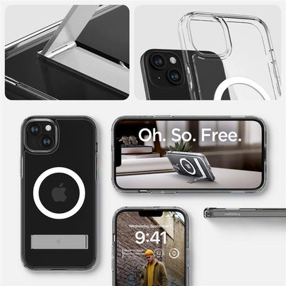 Spigen Ultra Hybrid S MagSafe, crystal clear - iPhone 15_7