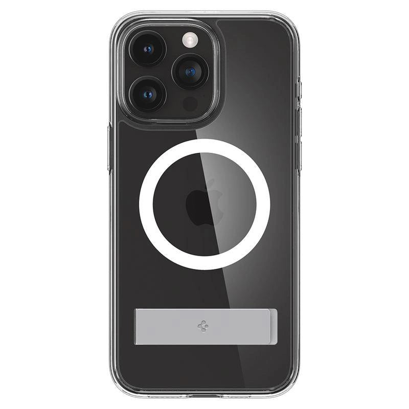 Spigen Ultra Hybrid S MagSafe Case with Stand for iPhone 15 Pro - Transparent_0