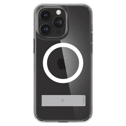 Spigen Ultra Hybrid S MagSafe Case with Stand for iPhone 15 Pro - Transparent_0