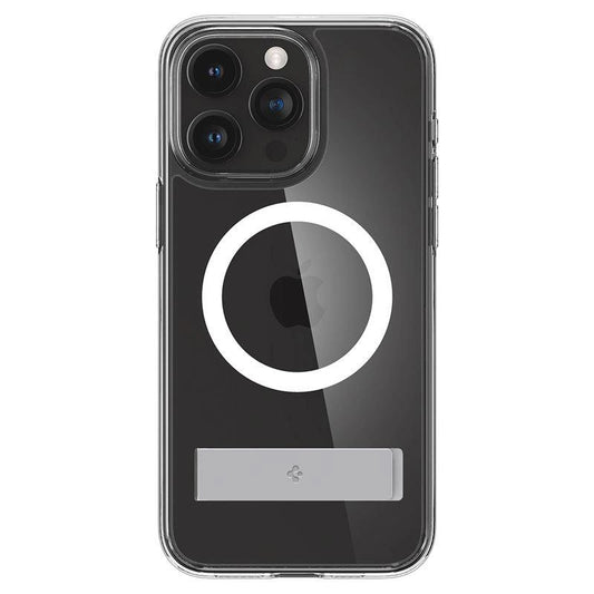 Spigen Ultra Hybrid S MagSafe Case with Stand for iPhone 15 Pro - Transparent_0