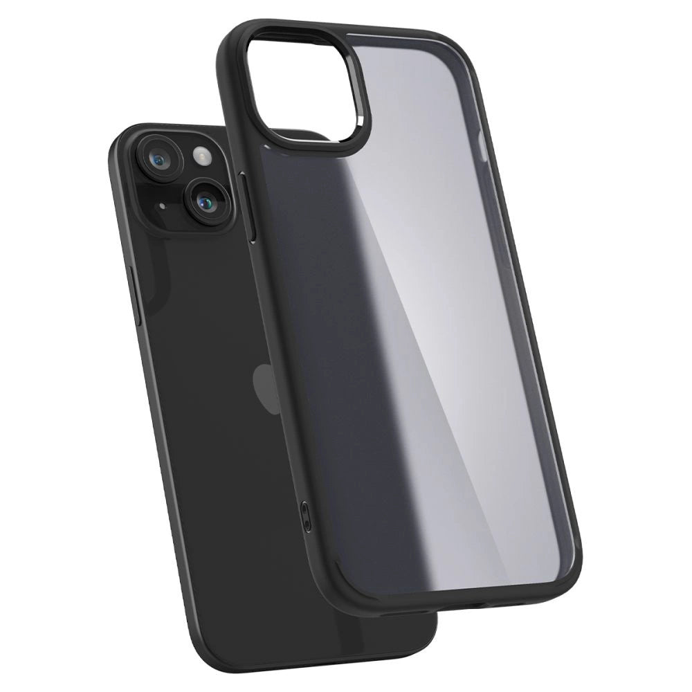 Spigen Ultra Hybrid iPhone 15 Case - Clear Black_4