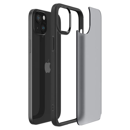 Spigen Ultra Hybrid iPhone 15 Case - Clear Black_5