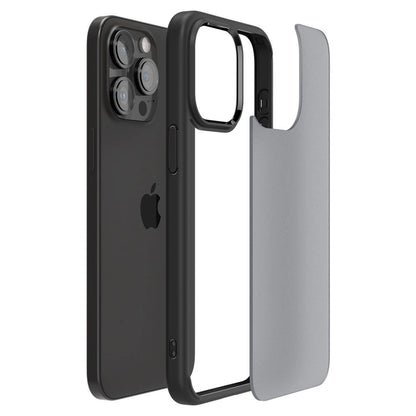 Spigen Ultra Hybrid iPhone 15 Pro Case - Clear Black_1