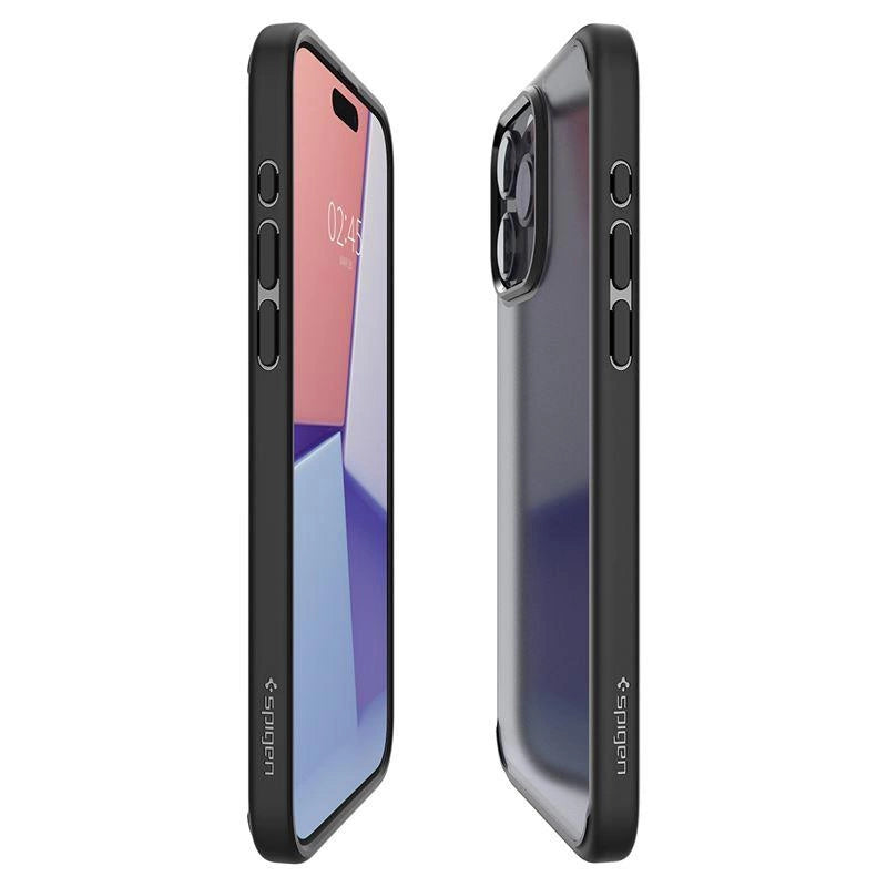Spigen Ultra Hybrid iPhone 15 Pro Max Case - Clear Black_3