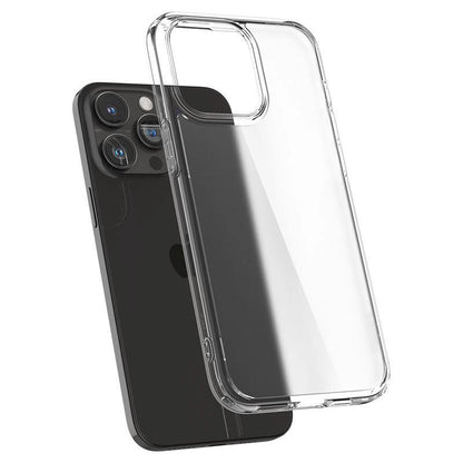 Spigen Ultra Hybrid Case for iPhone 15 Pro Max - Clear Matte_15