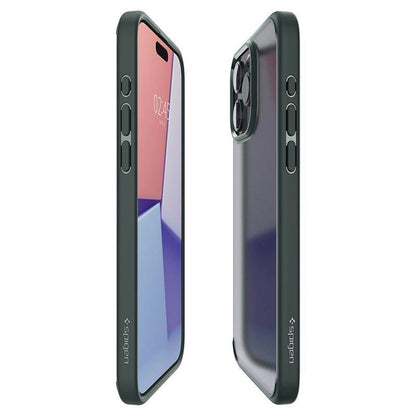Spigen Ultra Hybrid iPhone 15 Pro Case - Dark Green_13