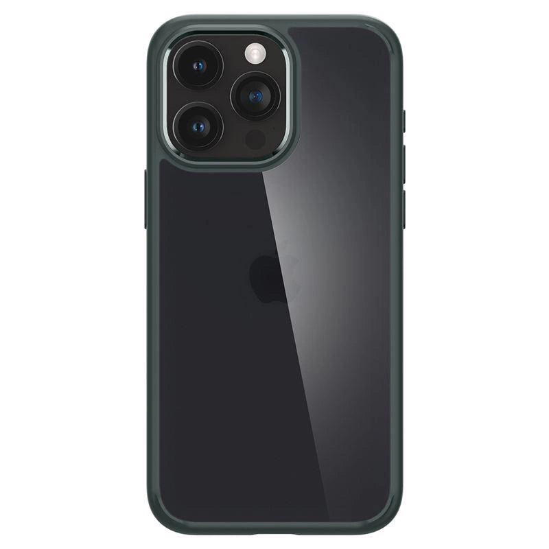 Spigen Ultra Hybrid iPhone 15 Pro Max Case - Dark Green_7