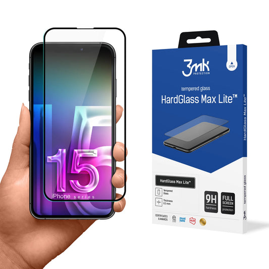 Apple iPhone 15 - 3mk HardGlass Max Lite™_0