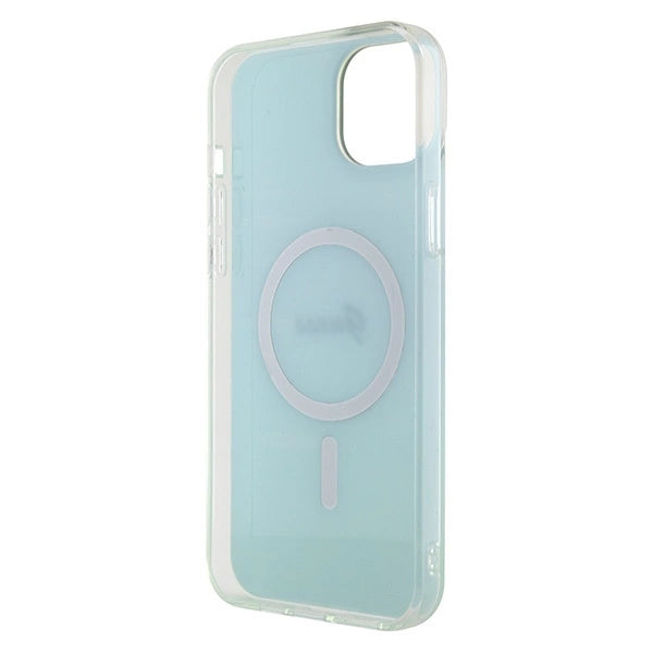 Guess GUHMP15MHITSQ iPhone 15 Plus 6.7&quot; turquoise/turquoise hardcase IML Iridescent MagSafe_6