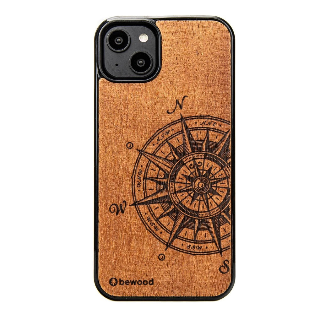 Bewood Traveler Merbau wooden case for iPhone 15 Plus_0