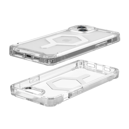 UAG Plyo MagSafe case for iPhone 15 Plus - transparent and white_2