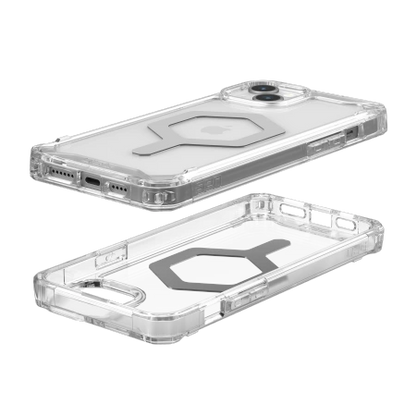 UAG Plyo MagSafe case for iPhone 15 Plus - transparent and silver_2