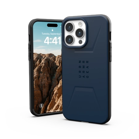 UAG Civilian MagSafe case for iPhone 15 Pro Max - dark blue_1