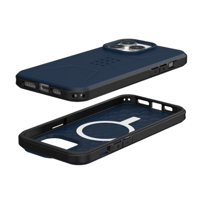 UAG Civilian MagSafe case for iPhone 15 Pro Max - dark blue_2