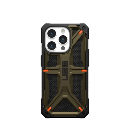 UAG Monarch case for iPhone 15 Pro - green kevlar_0