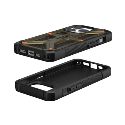 UAG Monarch case for iPhone 15 Pro - green kevlar_2